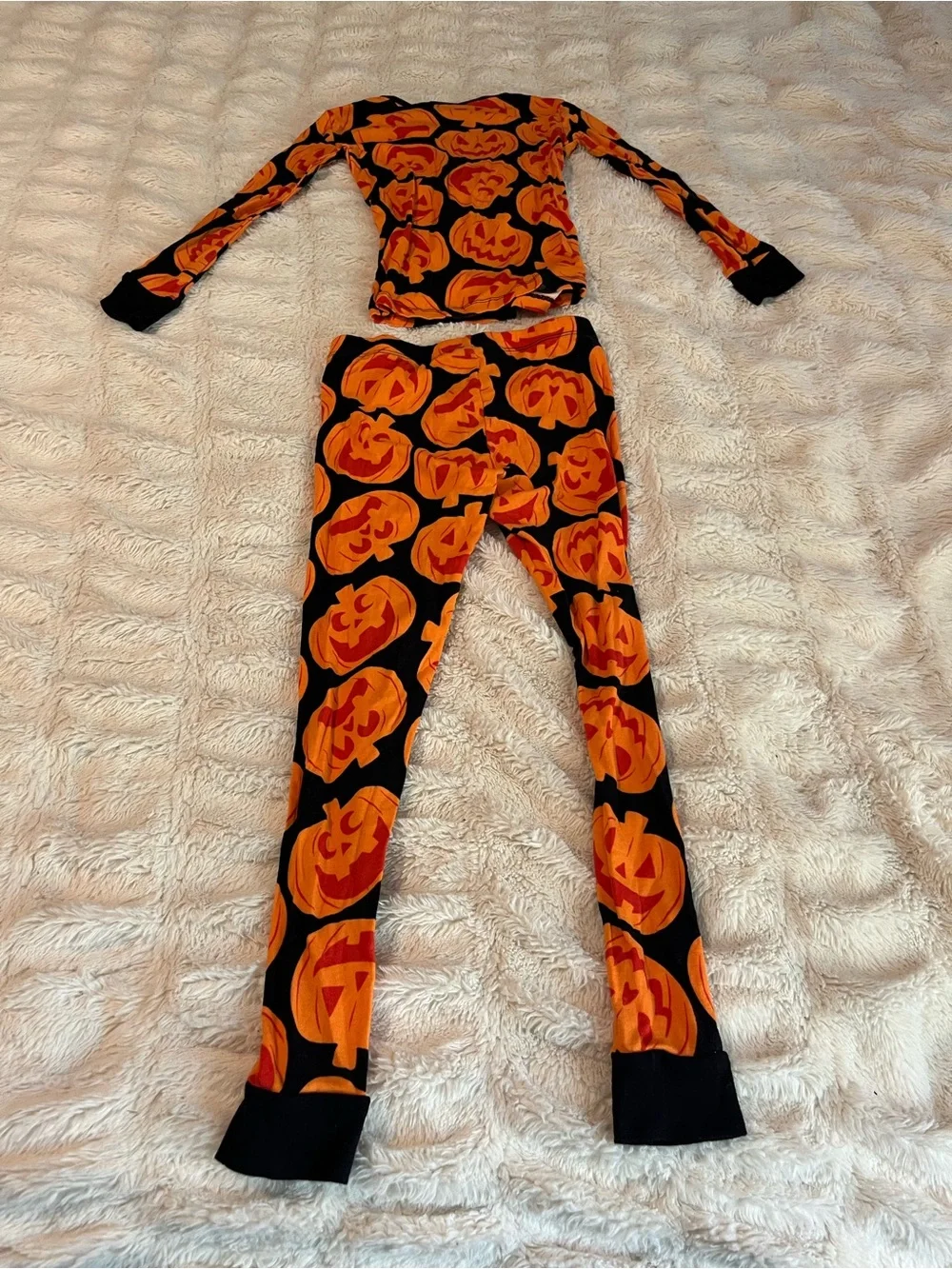 Hyde & EEK! Kids Halloween Jack-O'-Lantern Pajama Set Kids Size 8